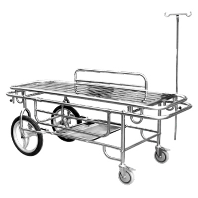 上海躍進不銹鋼醫(yī)用擔架車床病人輸送急救車